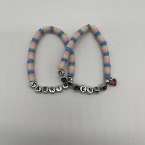 Sabrina Carpenter inspired beaded bracelet set